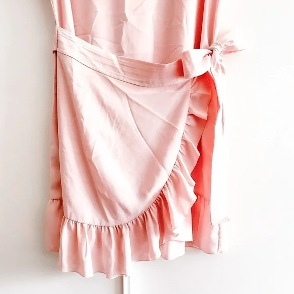 Aritzia Pink Ruffle Mini Dress - Picture 5 of 14